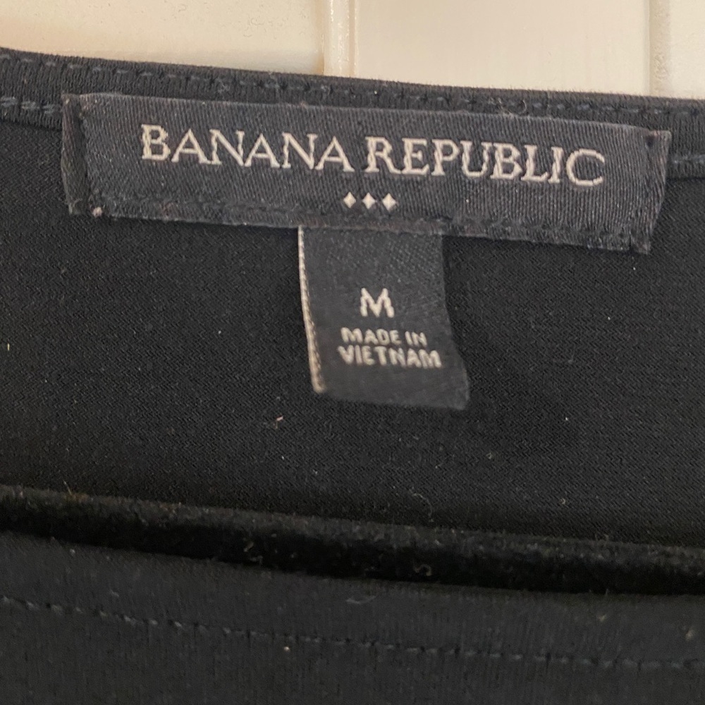 Banana Republic Long Sleeve Black Blouse Top - Picture 6 of 6